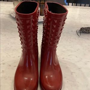 Valentino rain boots size 39